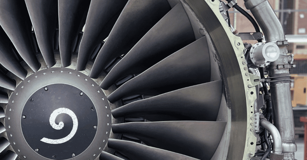 AerFin Engine CFM56 closeup